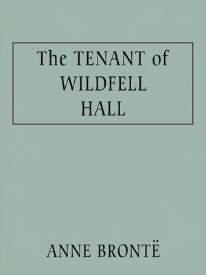 cover image of The Tenant of Wildfell Hall